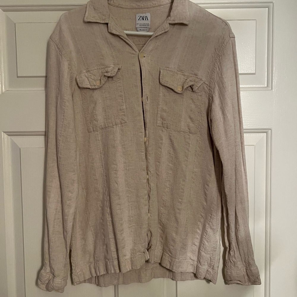 Zara relaxed fit button up